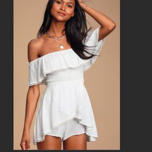 lulu's white romper
